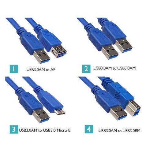 USB 3.0 프린터 케이블 커넥터