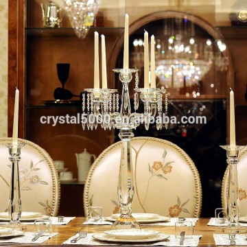 crystal candlestick for home decoration