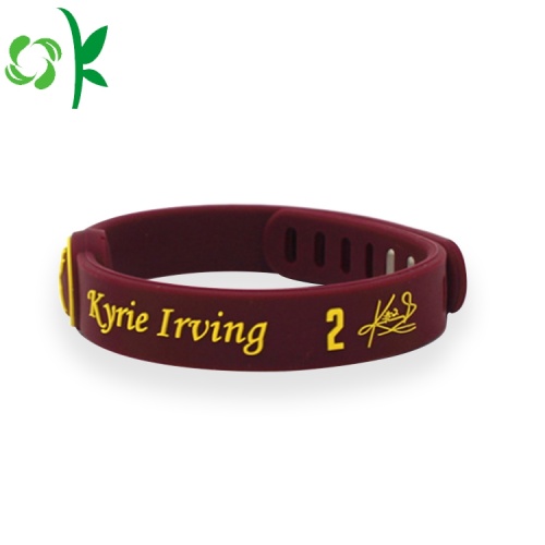 Pulseiras personalizadas de silicone de alta qualidade com irregularidade