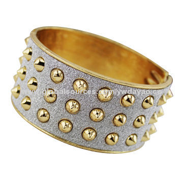 2014 top sample ladies' stainless steel metal bangle