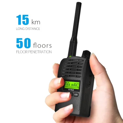 High Power 15km Long Range FM Transceiver Crony Handheld Walkie Talkie