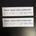 Braille Προϊόν Εκτύπωση Ετικέτες Braille Literacy