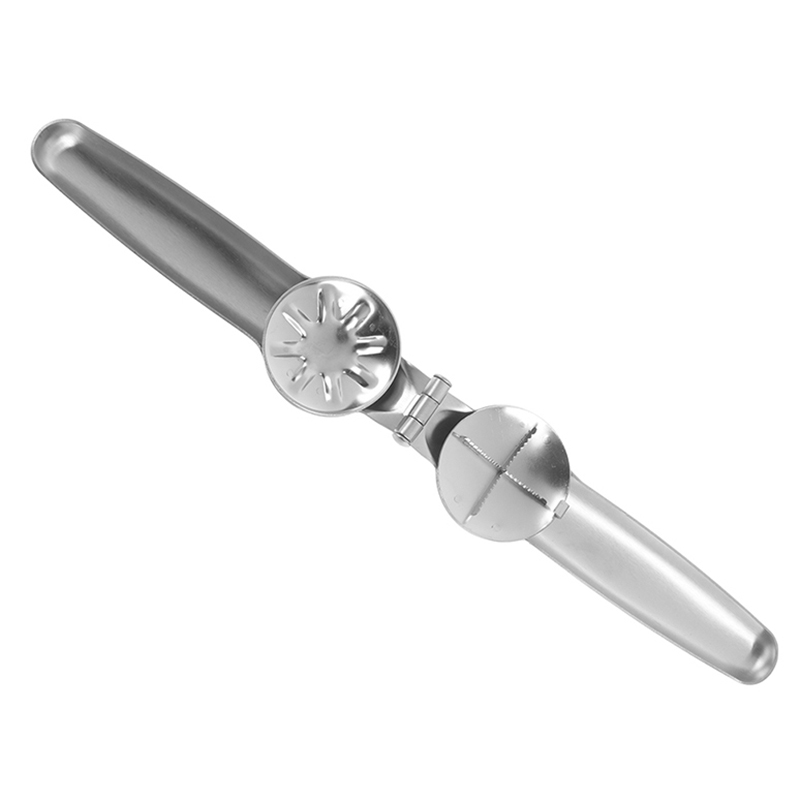 Nut Opener Cutter Gadgets 2 in 1 Quick Chestnut Clip Walnut Pliers Metal Nutcracker Sheller Kitchen Tools Stainless Steel 17.5cm