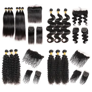 28 30 32inches Human Hair Lace Closure 2x6 4x6 Lace Closure 5x5 6x6 7x7 All Size Lace Closure Straight Body With Baby Hair