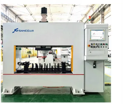 High accuracy roller straightening press