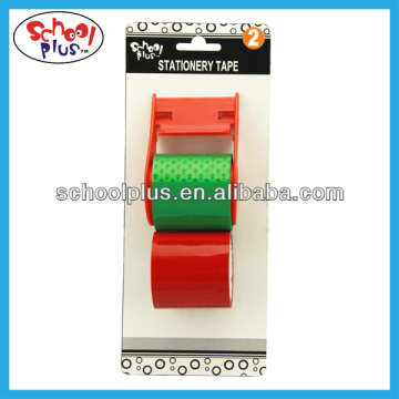 Packaging adhesive tape with dispenser