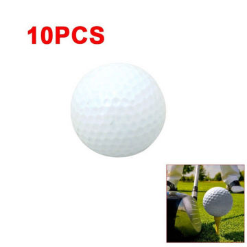 10Pcs Golf Balls White PU Foam Golf Ball Practice Training Aids Outdoor Sports