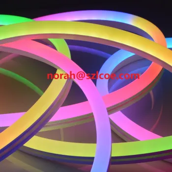 Shenzhen Rebow smd5050 12v silicone led light strip IP67 waterproof LC8808b led flex neon