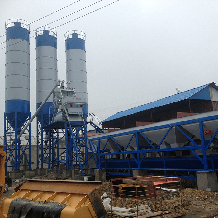 HZS75 ready mixed concrete mixing plant Singapore