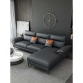 Sofá de esquina elegante moderno con diseño elegante de piernas