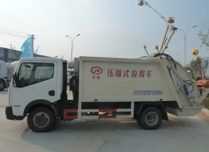 Nissan refuse collection truck