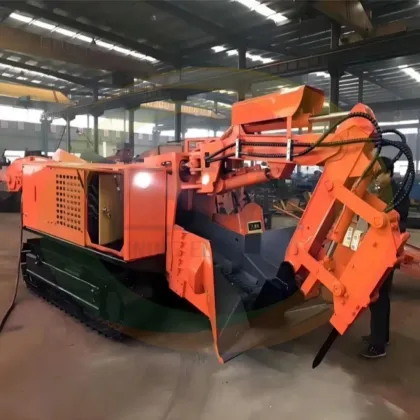 Hydraulic Belt Conveyor Crawler Loader for Mine Excavation