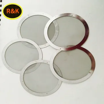 Stainless steel wire mesh strainer/edge closed filter disc