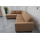 Fabric L Shaped Tufted Sofa With Ottoman