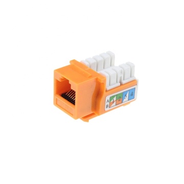 Colorful 90 Degree CAT6 UTP Keystone Jack