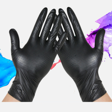 9 Inch Nitrile Orange Industrial Anti-Impact Sustainable Mechanic Gloves