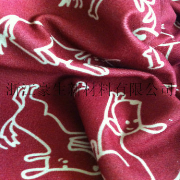 100% polyester printed    velvet fabric  for bedroom