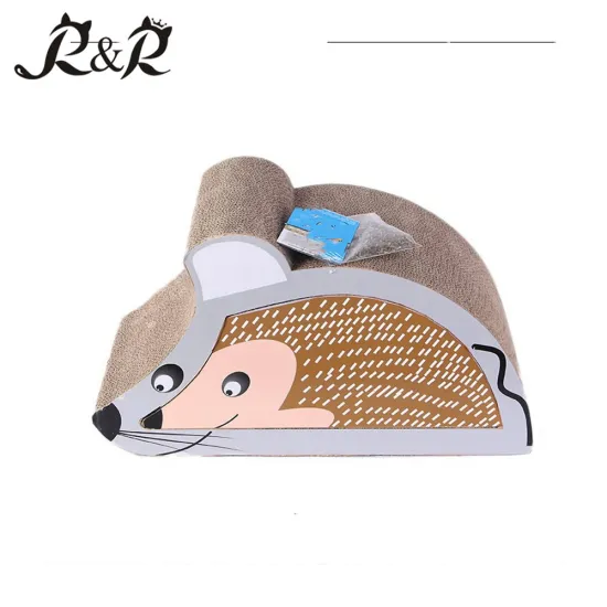 Mouse New Model Folding Triangel Slope Cardboard Cat Scratch with Removable Cat Toy Teaser ACS-6007
MORE BENEFITS