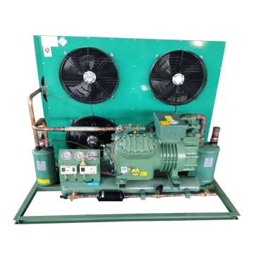 Factory-Price 20HP Refrigeration Piston Compressor Unit with 4 Fans for Condensing in Refrigerator Compartment