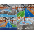 commercial using basketball court tiles rubber