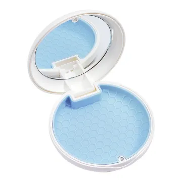 Custom Logo Transparent Magnetic Dental Retainer Case