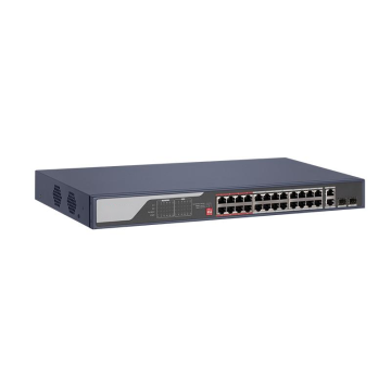 High Quality Hik OEM DS-3E0326P-E(C) PoE Switch with 24 Port 6 KV Surge Protection