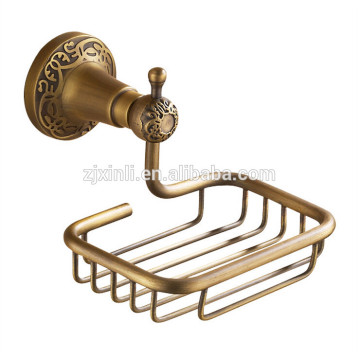 Brass Bathroom Antique Soap Basket, Bronze Color Bathroom Accessories, X16007H