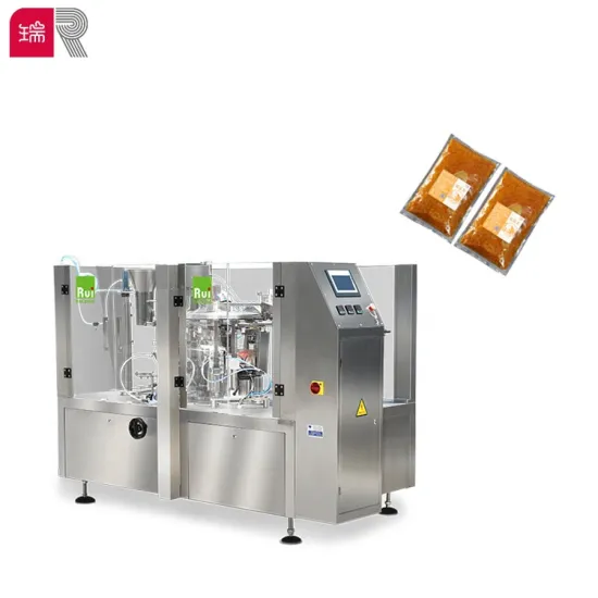 High Quality Fully Automatic Rotary Packaging Machine R8-200 for Sauces and Jam
