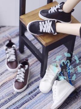 Male White/Coffee/Black Leisure Shoes for SD/MSD/70CM Doll