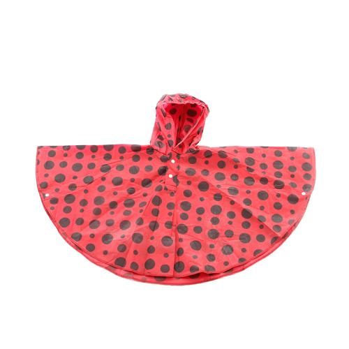 customized kids peva material rain poncho