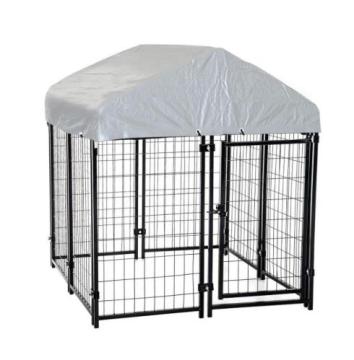 Grande canile/gabbia per cani da cane in acciaio zincato