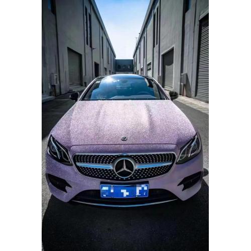 Super Diamond Glitter Light Pink Car Wrap Film