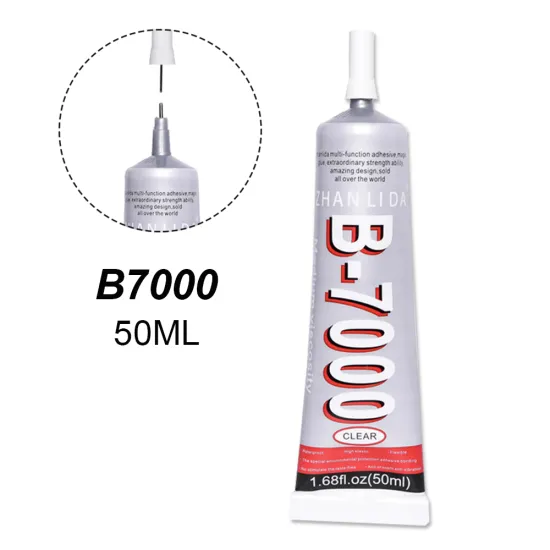 Multi Purpose 50ml Industrial B7000 Super Glue Touch Screen Mobile Phone Liquid Fabric Wood Adhesive B-7000 Clear Epoxy Acrylic