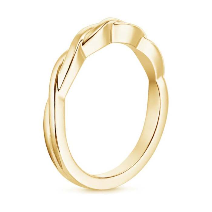 ชุดแหวนสานสีทองหรูหราสำหรับคอลเลกชันเจ้าสาว