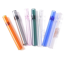 Tubi di chillum di vetro personalizzati per tabacco
