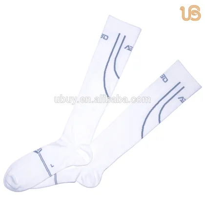 Long compression sock with cooper mixed