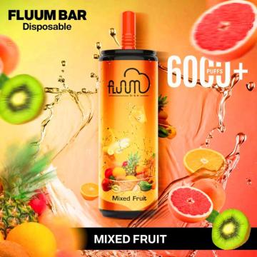 Fluum bar 6000 puff ditambah peranti vape pakai buang