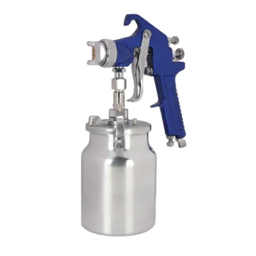 1.4mm Water Removal System Silver Bottle Caps HVLP Air Spray Paint Spray Gun