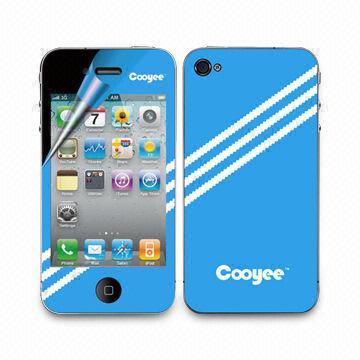 New Design 2 Color Screen Protector for Apple's iPhone 4