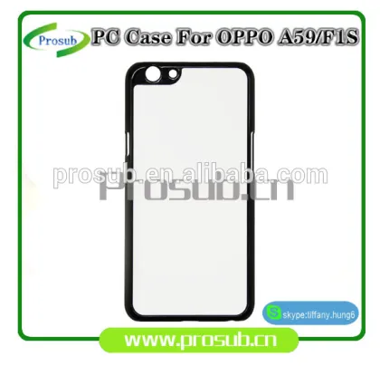 2d sublimation PC plastic blank smartphone case cover for Prosub-OPPO A59/OPPO F1S
