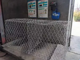 galvanized and PVC coated hexagonal mesh gabion box