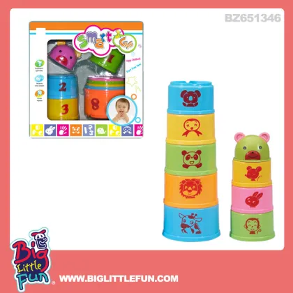 Baby intelligence stacking cups toys learning toy smart toy