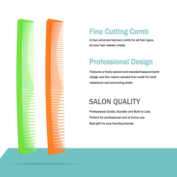 Wide Tooth Comb High Heat Resistant Salon Carbon Fiber Cutting Comb Manufactory