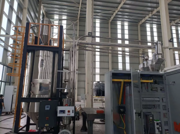 Low power crystal dehumidification drying system