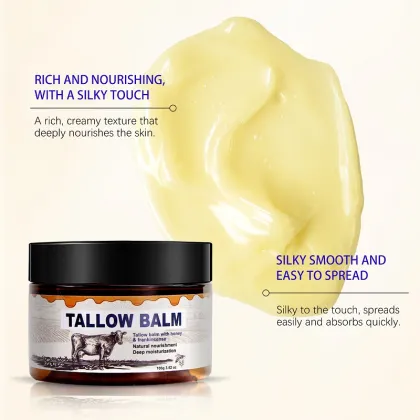 Whipped Tallow Balm for Face - Body Face Moisturizer & Skincare Balm