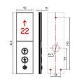 Painel de operação de pouso para elevador duplex simplex