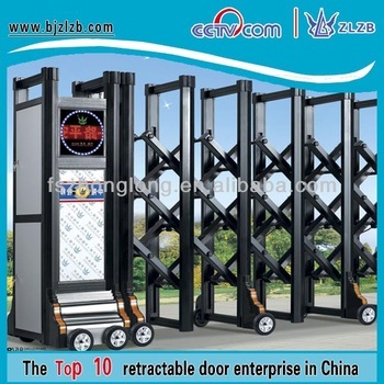 Electric main retractable gate design