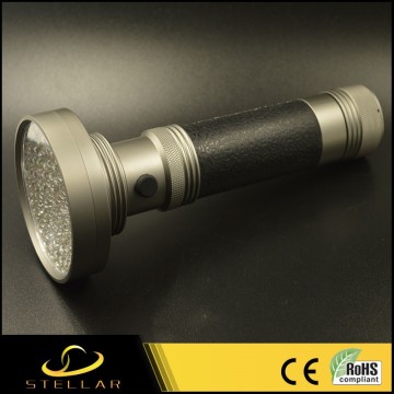SS-U1000 Aluminum Ultraviolet Light For 6xAA Anti-fake UV 100 LED 100LED UV Flashlight Money Detector