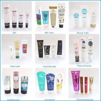 180ml cosmetic plastic tube for body lotion packaging