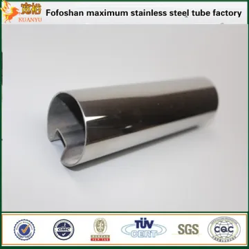 Single slot rect tube 21 25 mirror stainless steel pipes 316